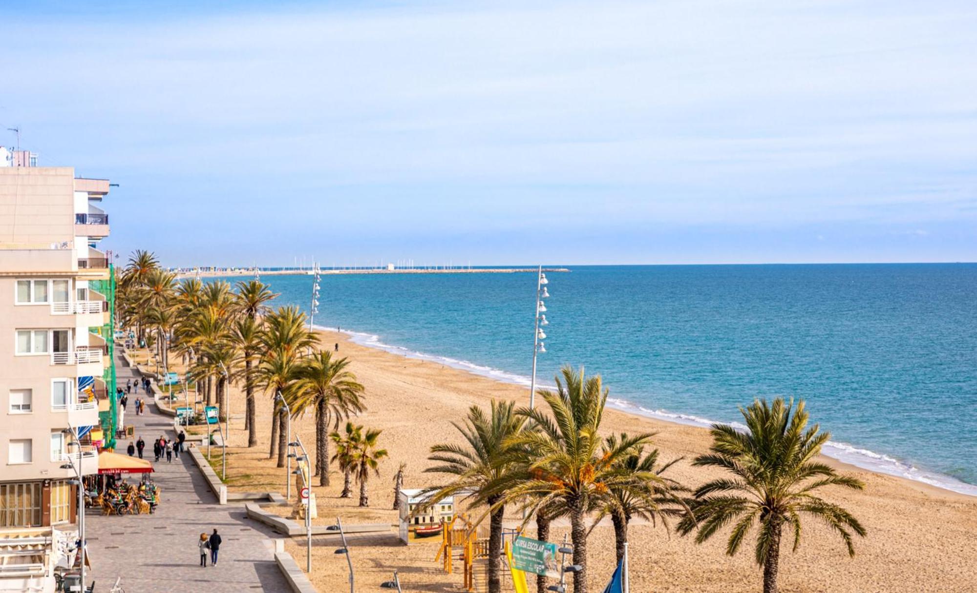 Spacious Apartment With Sea View Terrace In Calafell Exteriér fotografie